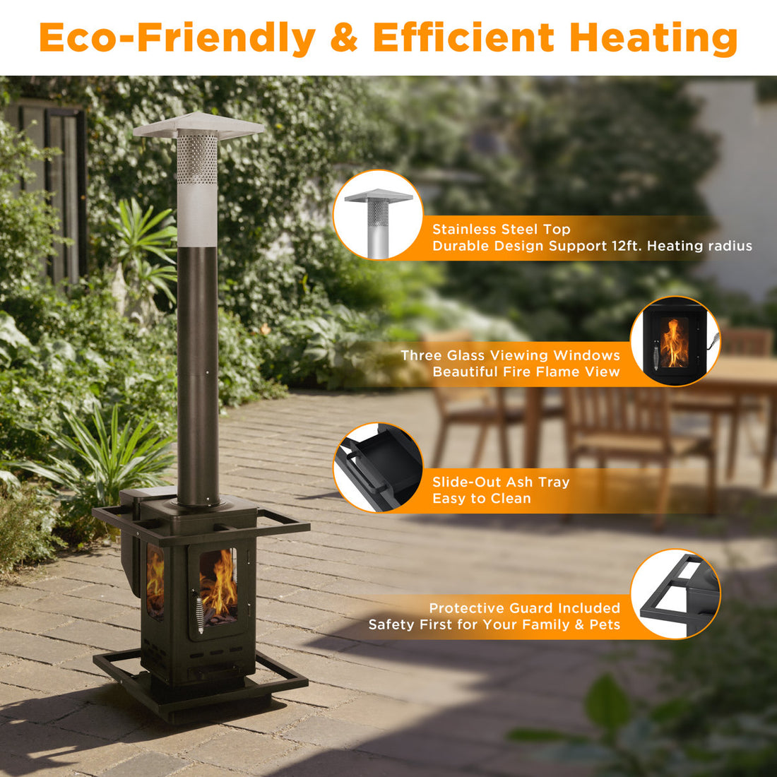 Heatmaxx Radiance Pellet Patio Heater