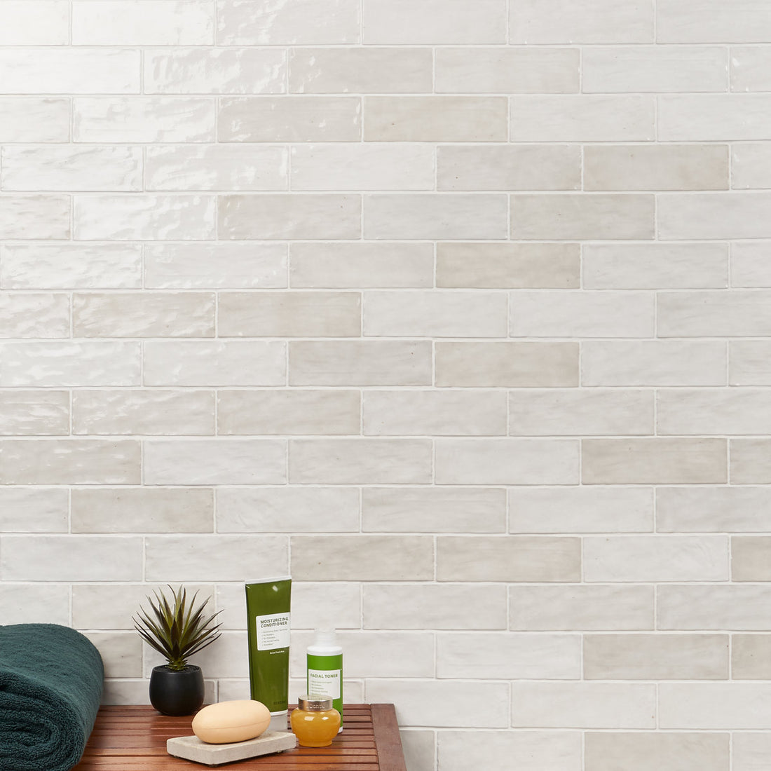 Karma 3 in. x 8 in. Glazed Ceramic Subway Wall Tile (38 pieces 5.38 Sq. Ft. / Case)