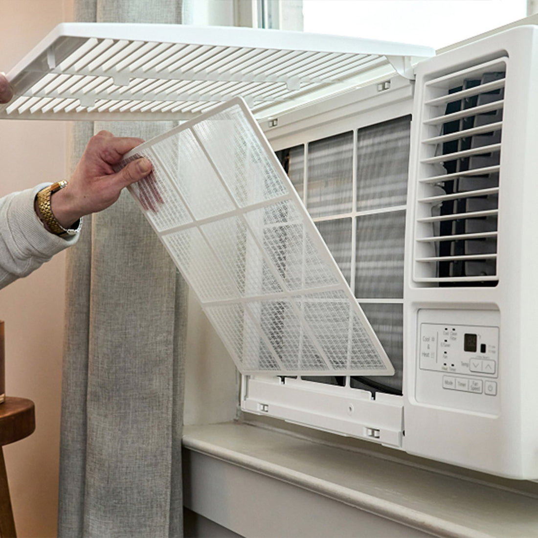 LG 12,000 Btu Smart Wi-fi Window Air Conditioner With Heat 230/208v LW1223HRSM
