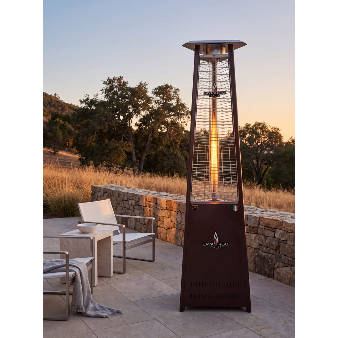Lava Heat Italia Lava Lite Patio Heater - RAL 7016 Anthracite, Liquid Propane
