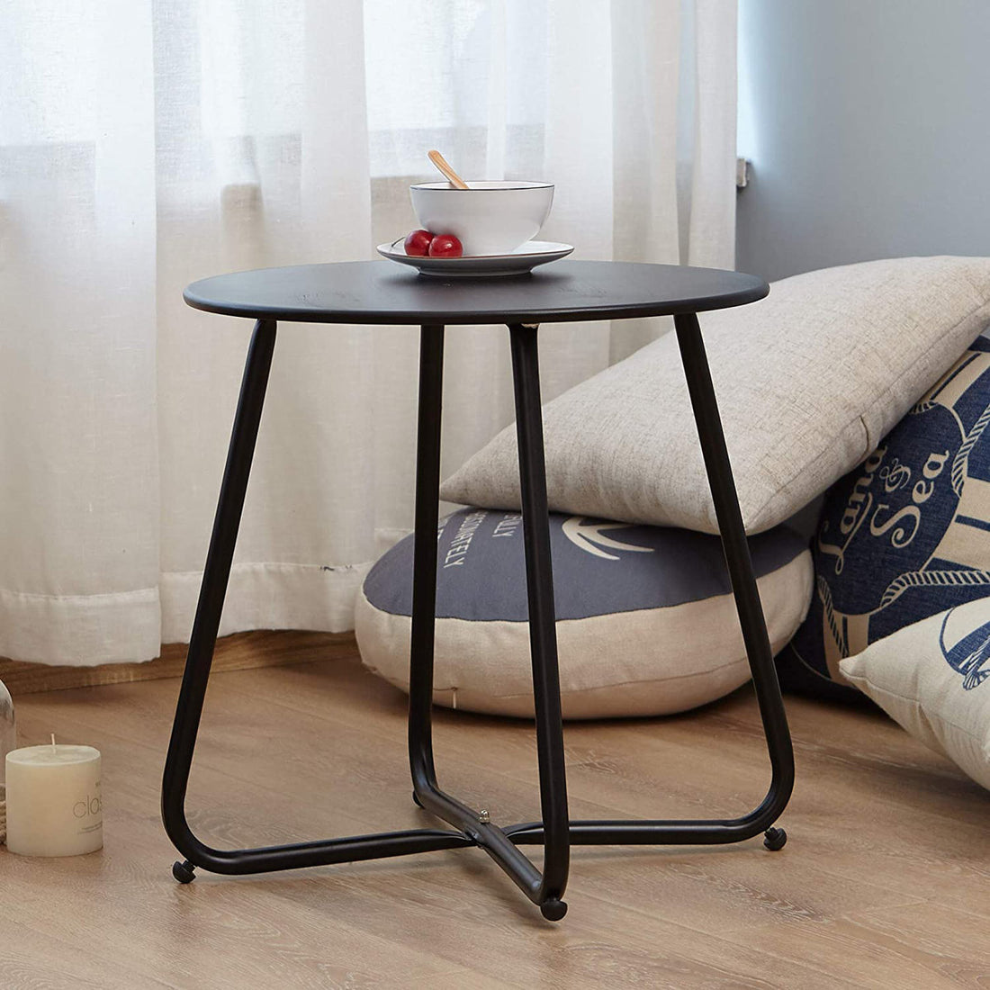 Mickelsen Steel Patio Side Table