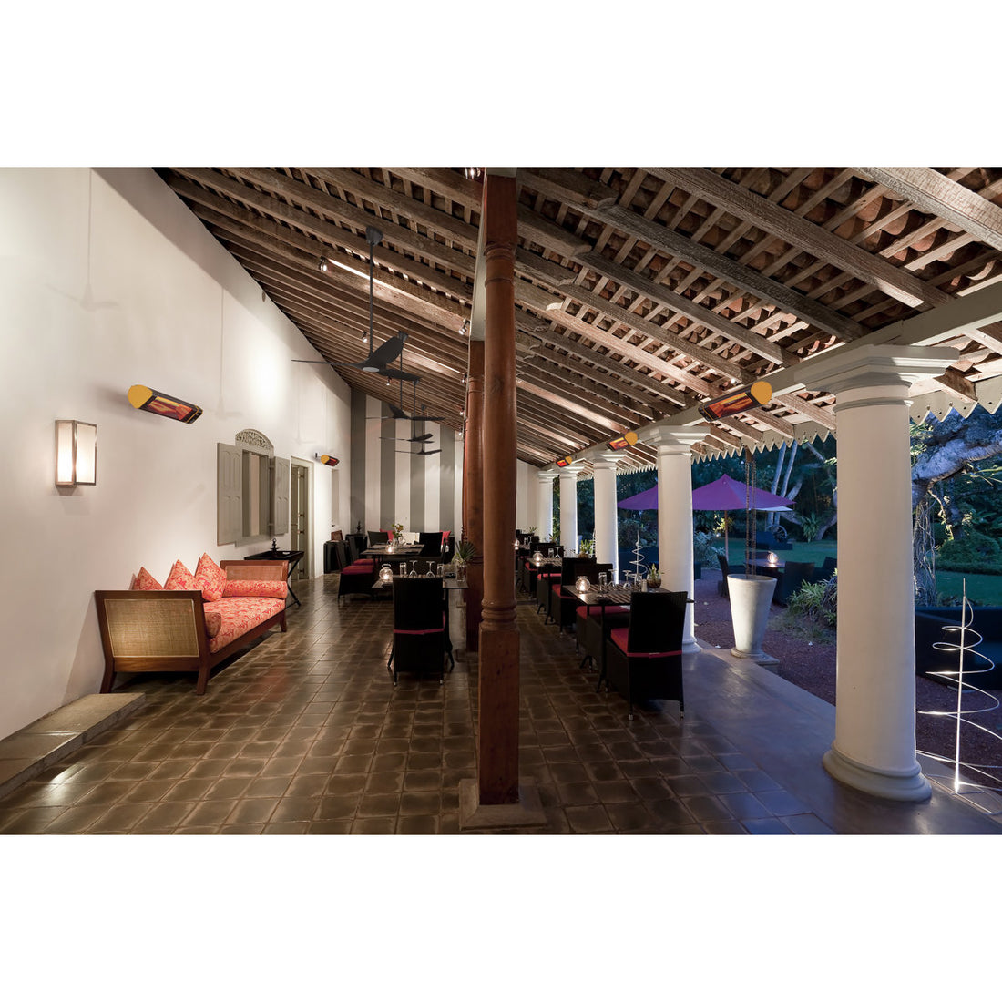 Obsidian Electric Ceiling Mounted Patio Heater