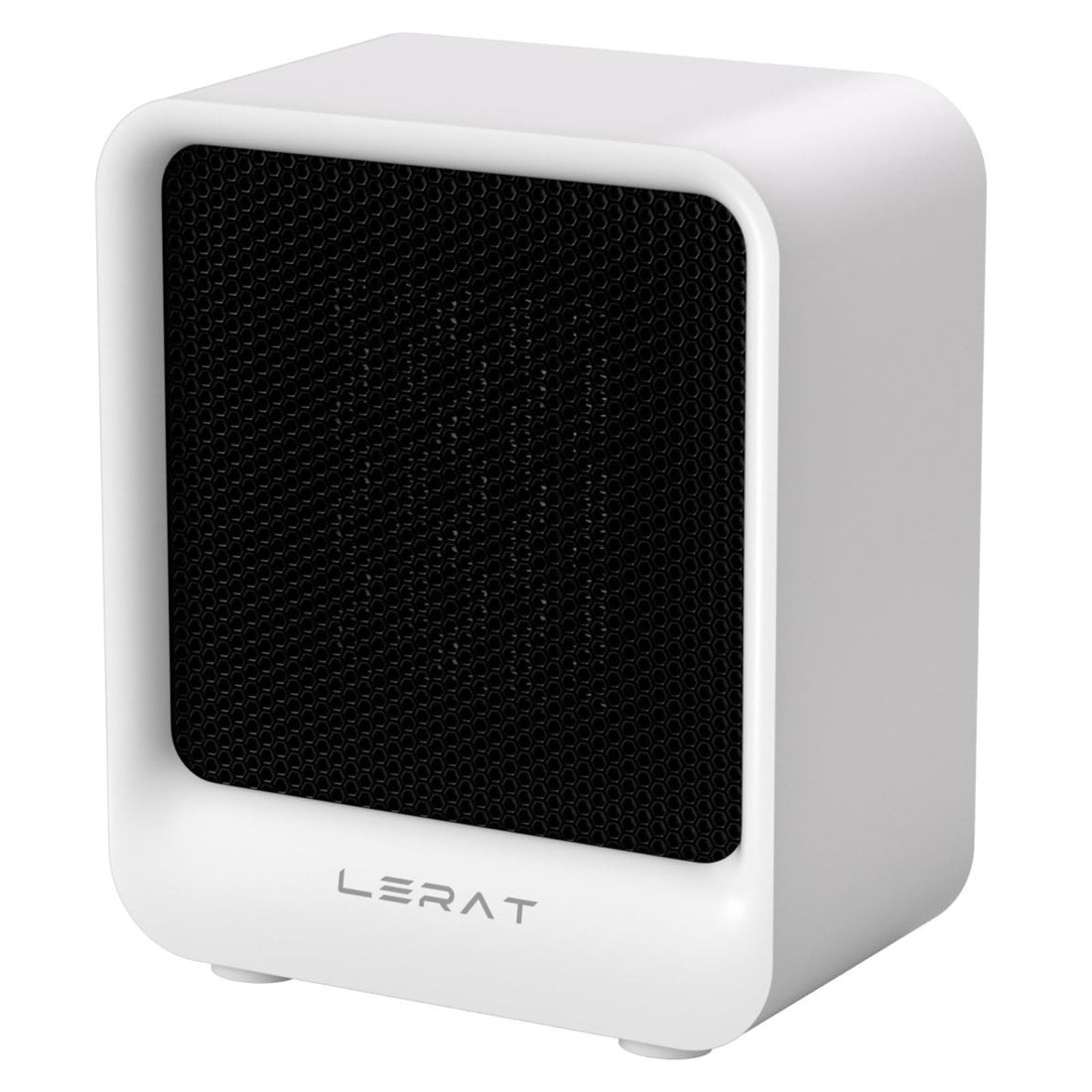 Portable Mini Space Heater for Indoor Use, 500W Fast Heating Small Desk Heater - White