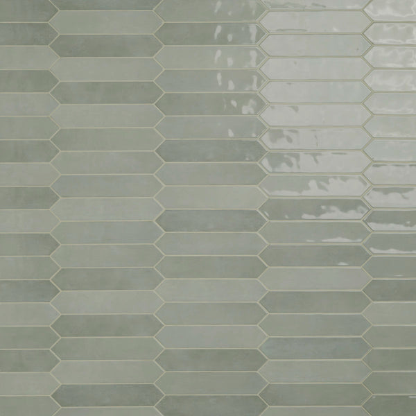 Renzo Jade 2.5 in. x 13 in. Glossy Ceramic Picket Wall Tile