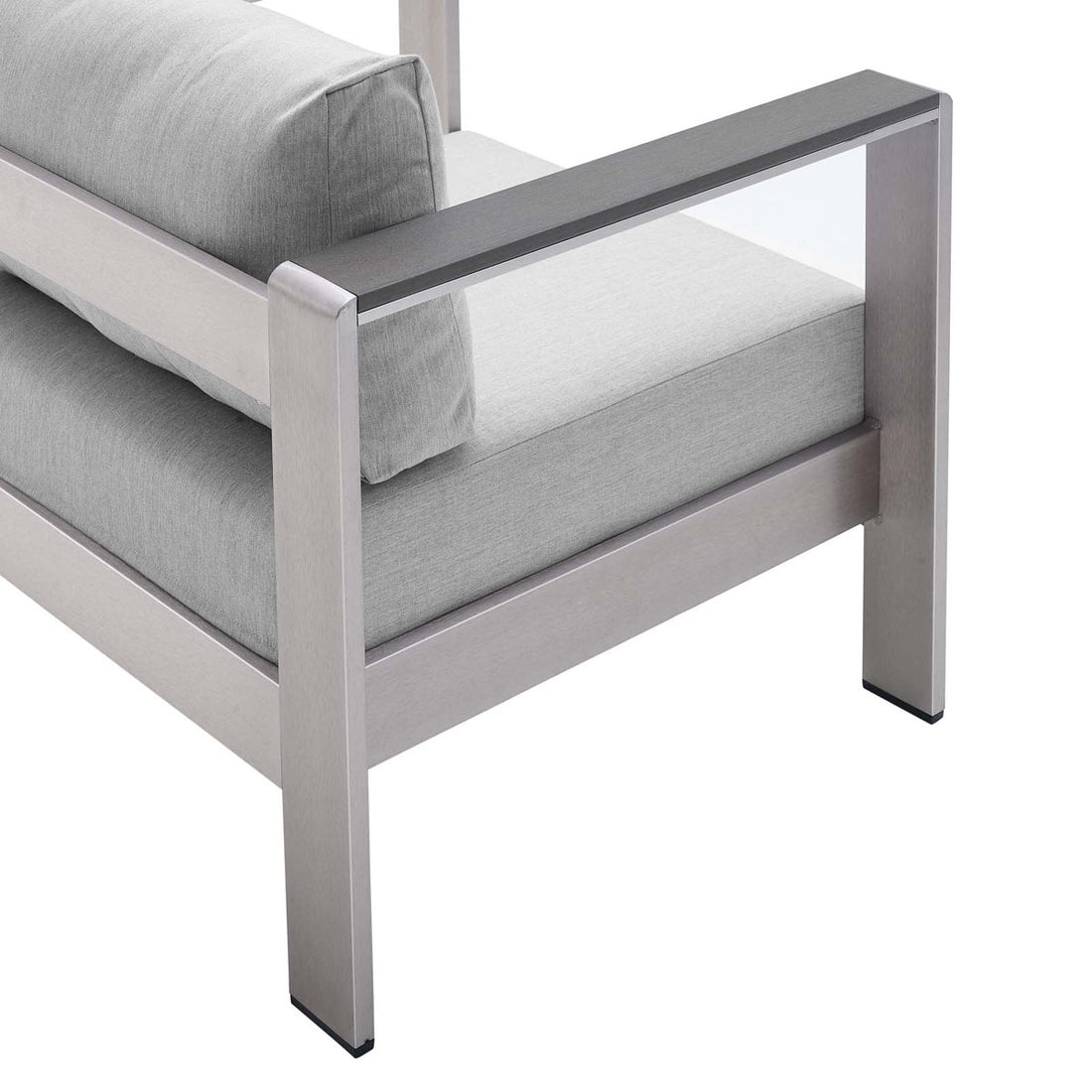 Shore Sunbrella Outdoor Patio Aluminum 4 Piece Set
