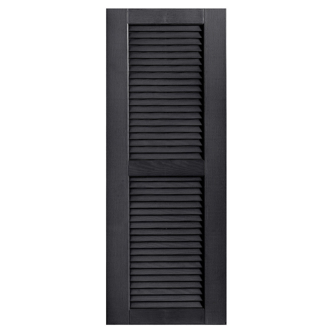 Straight Top Open Louver Shutters Pair (Set of 2)