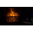 Three-Sided Freestanding Electric Fireplace with Remote, 2-Speed 750W/1500W Heater, Thermostat & 7.5H Timer, Adjustable Flame, Iron Glass Construction for Home Heating