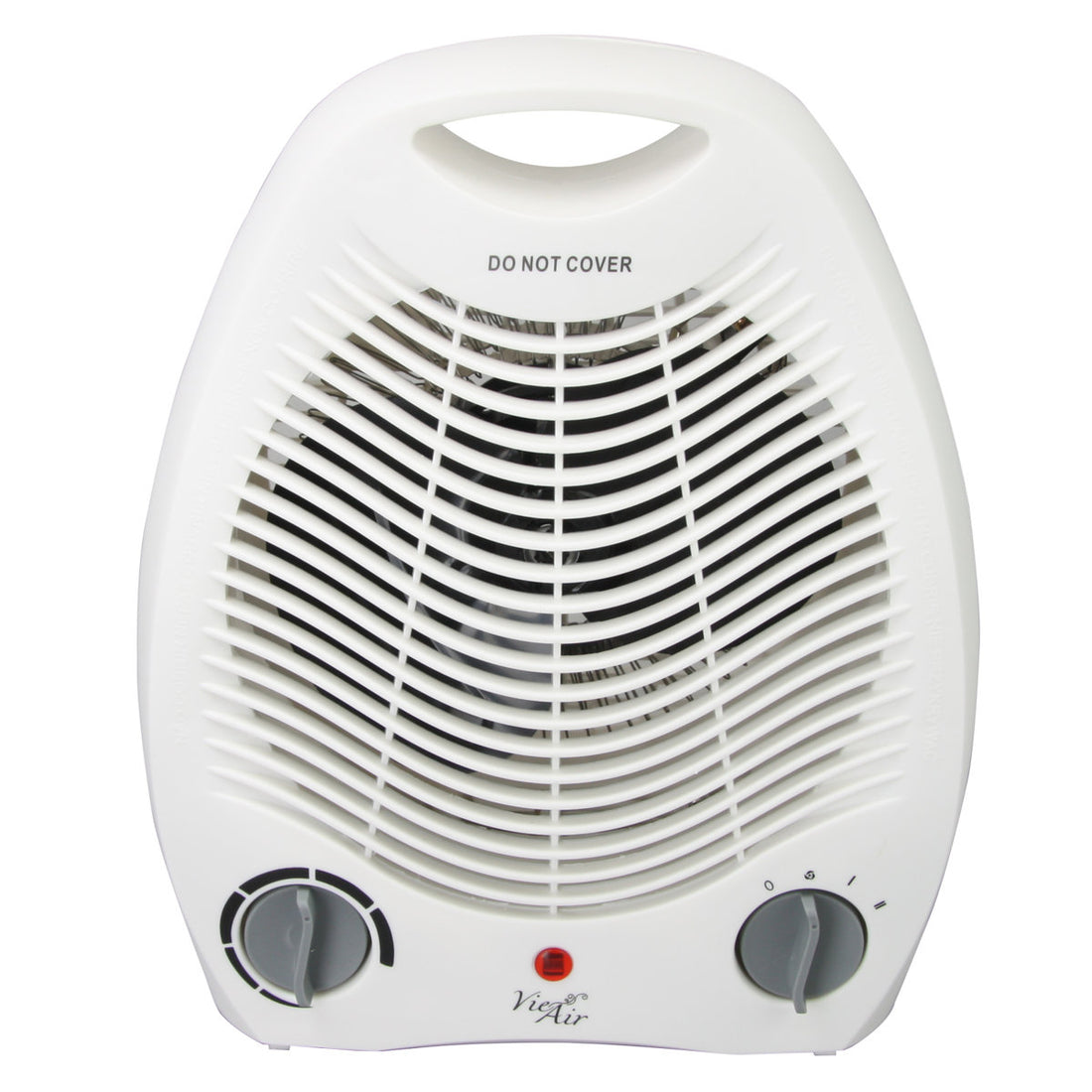 Vie Air 1500 Watt 5100 BTU Electric Compact Space Heater with Adjustable Thermostat