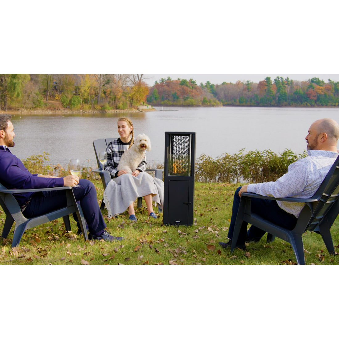Wood Pellet Standing Patio Heater