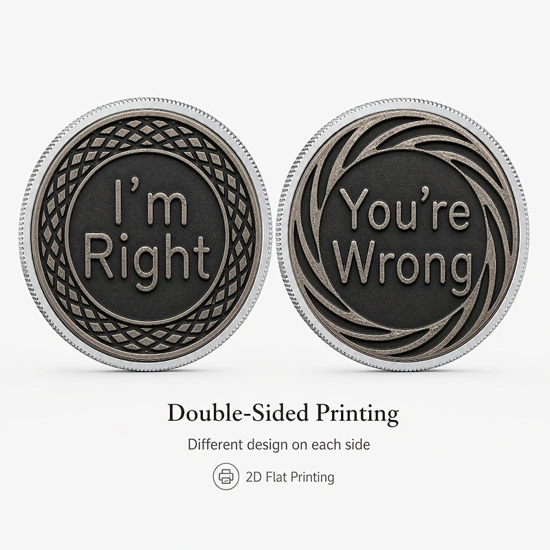 2d flat printed decision   im right youre   dual