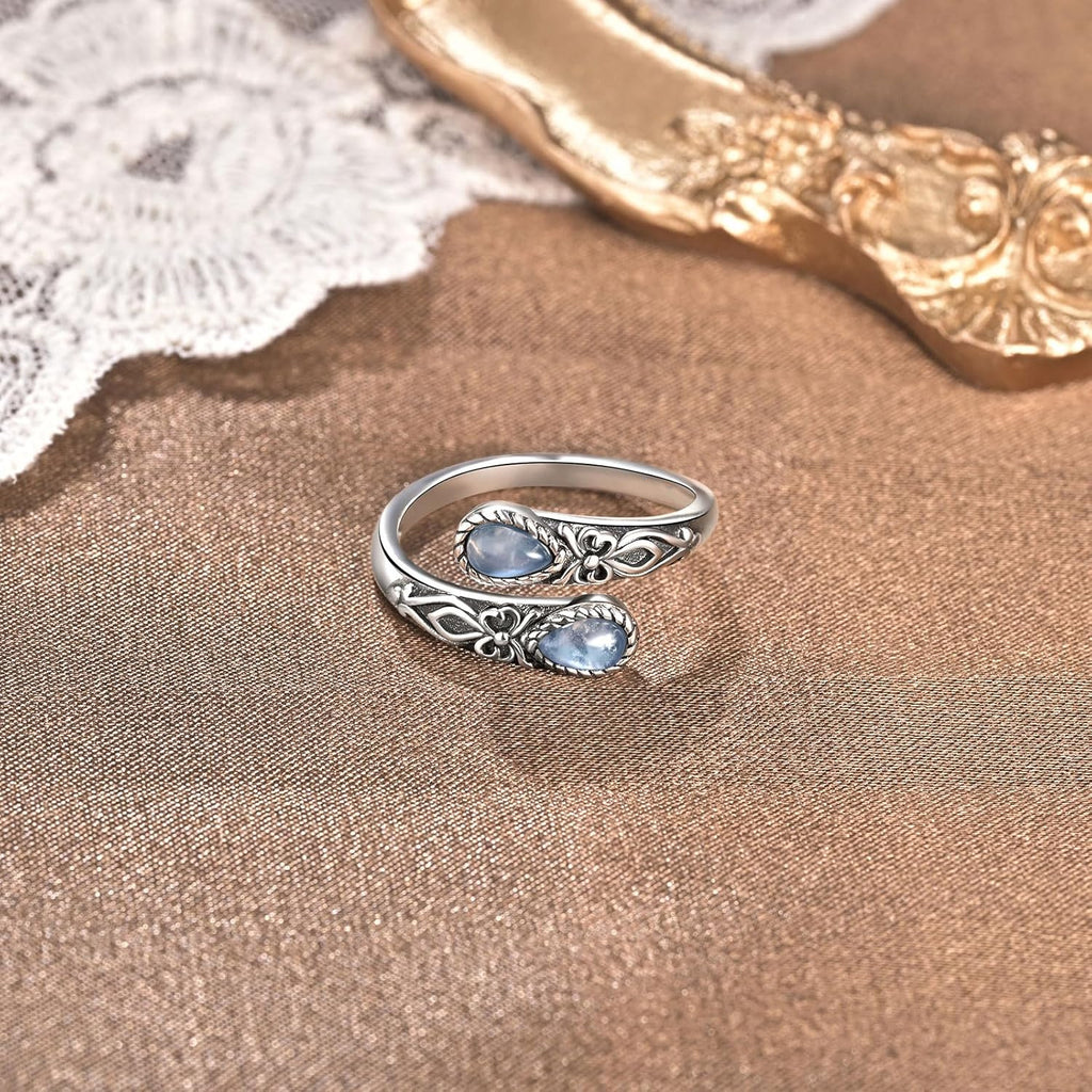vintage imitation   rings adjustable bow thumb ring
