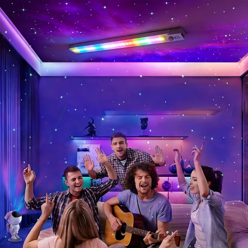 1pc night rgb motion sensor light bar 7 color