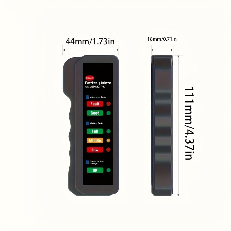 12v battery tester alternator tester automotive load tester