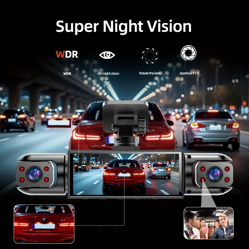 axh 360 panoramic 3 4 lens channel 1080p hd   safety