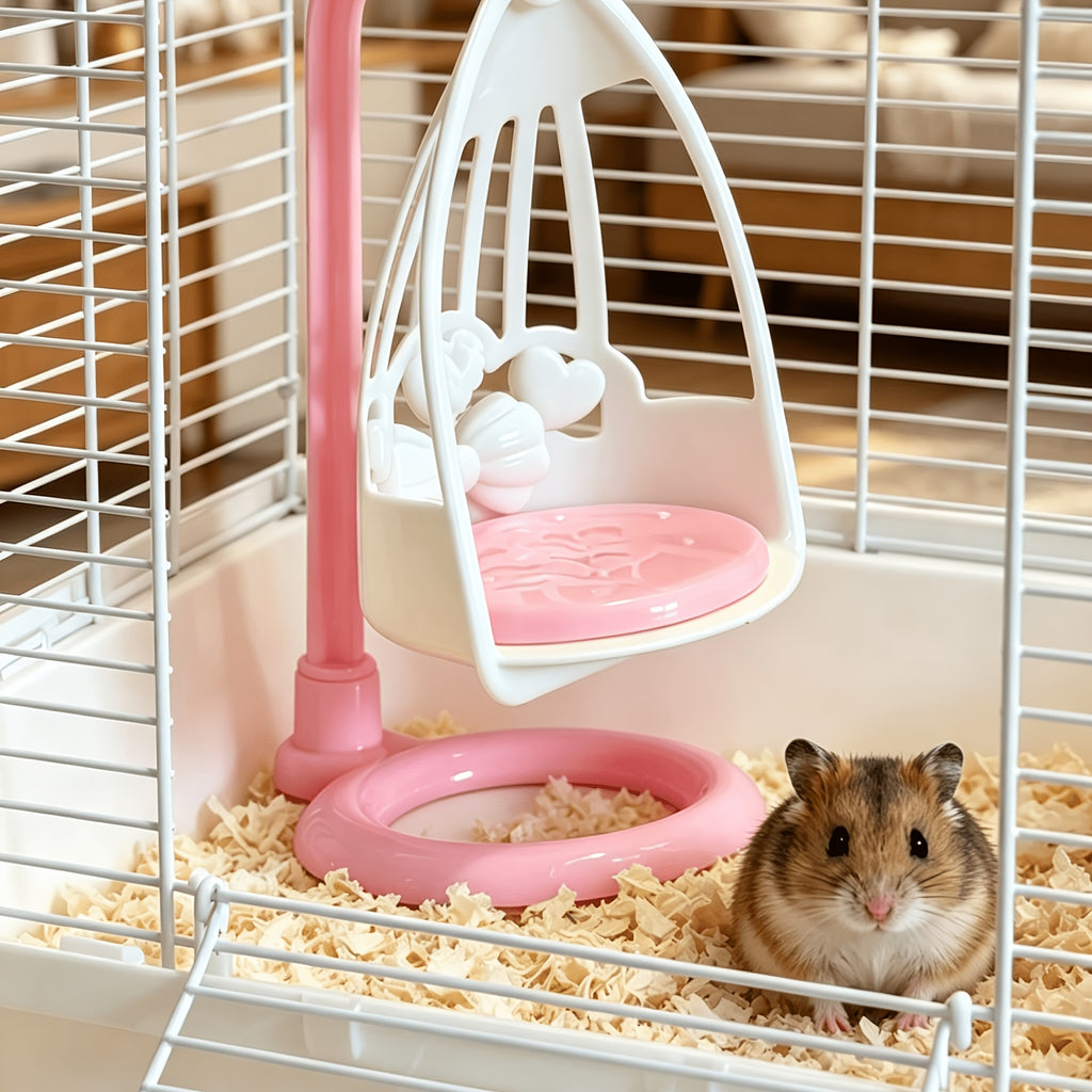2pcs set breathable rocking chair small animals in luxurious