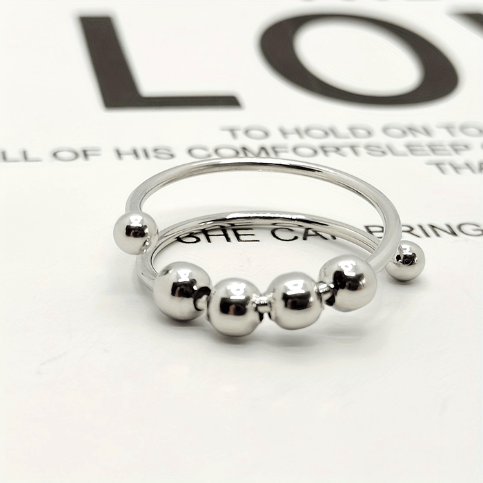 adjustable anxiety rings made stainless steel designed