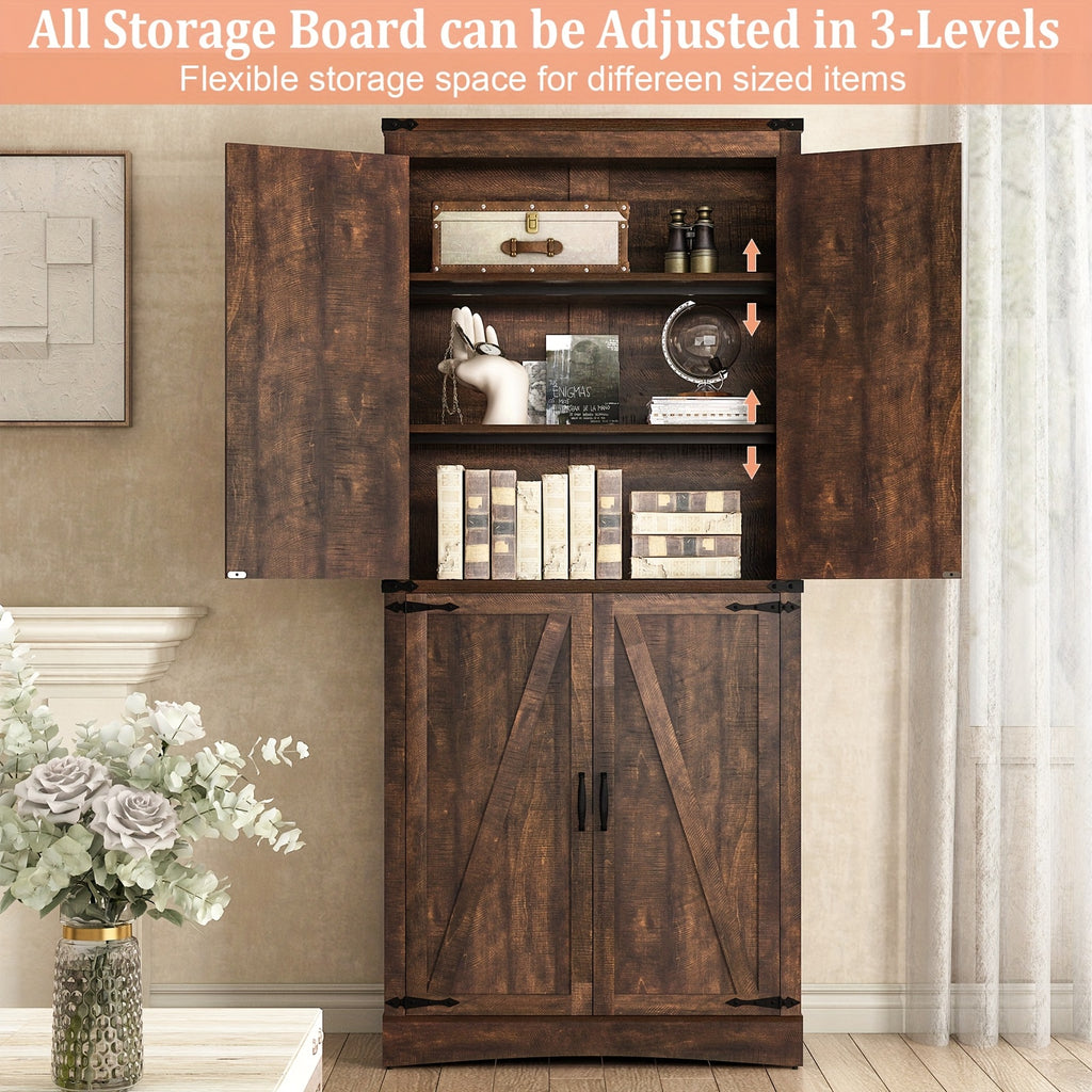 71in pantry cabinet   room farmhouse tall