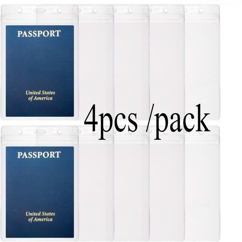 4pcs pack   passport protector high quality scratch