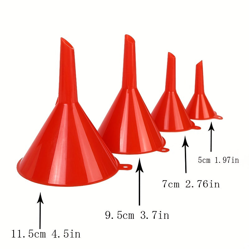 4pcs set multi size versatile funnel     liquids