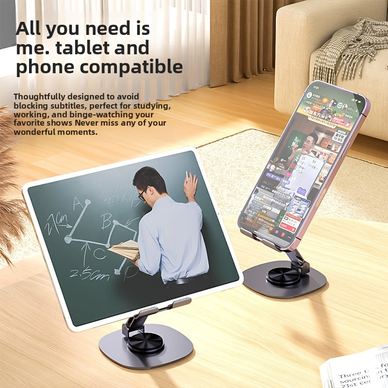 aluminum alloy phone stand waterproof 360 rotating desk