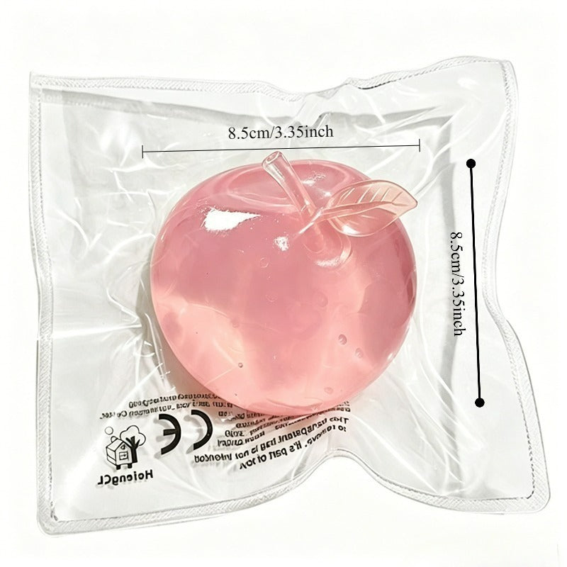 new transparent pink   stress toy ultra soft