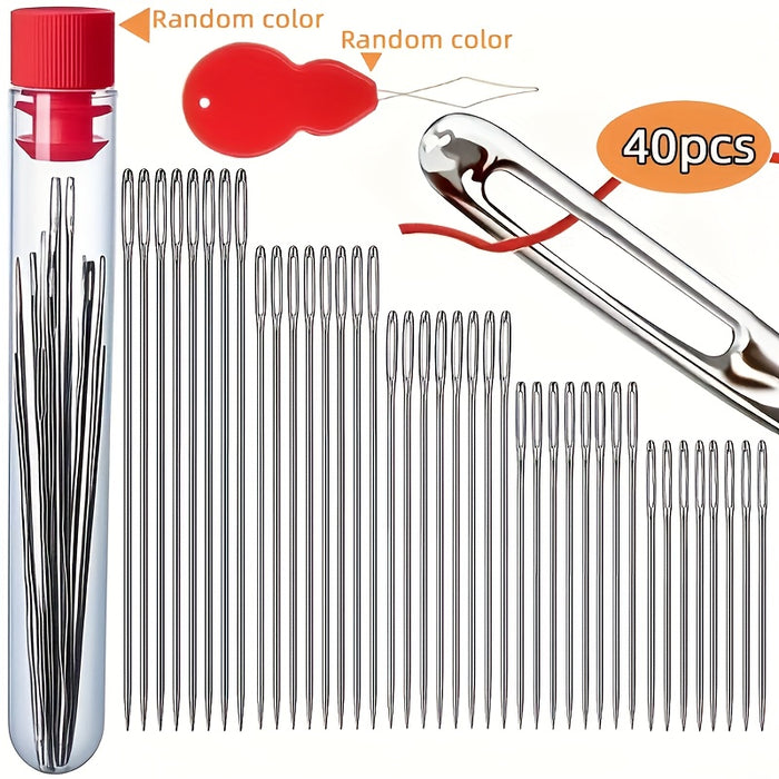 40pcs stainless steel   sewing needles hand stitching