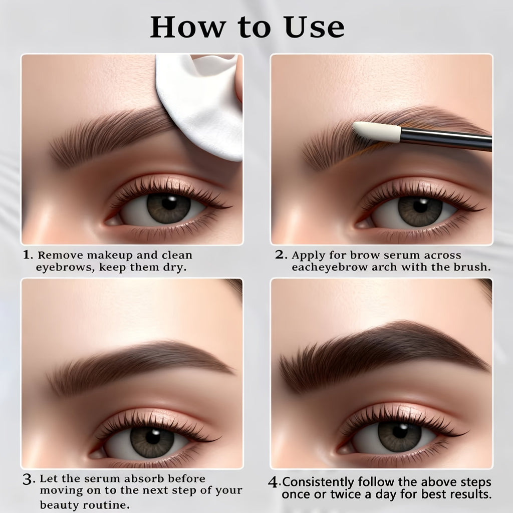 3ml rqvq colorful makeup eyebrow liquid thick long eyebrow