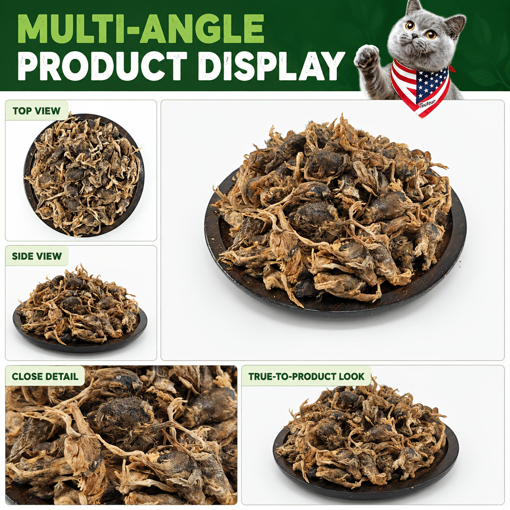 freeze dried quail cat treats crunchy protein