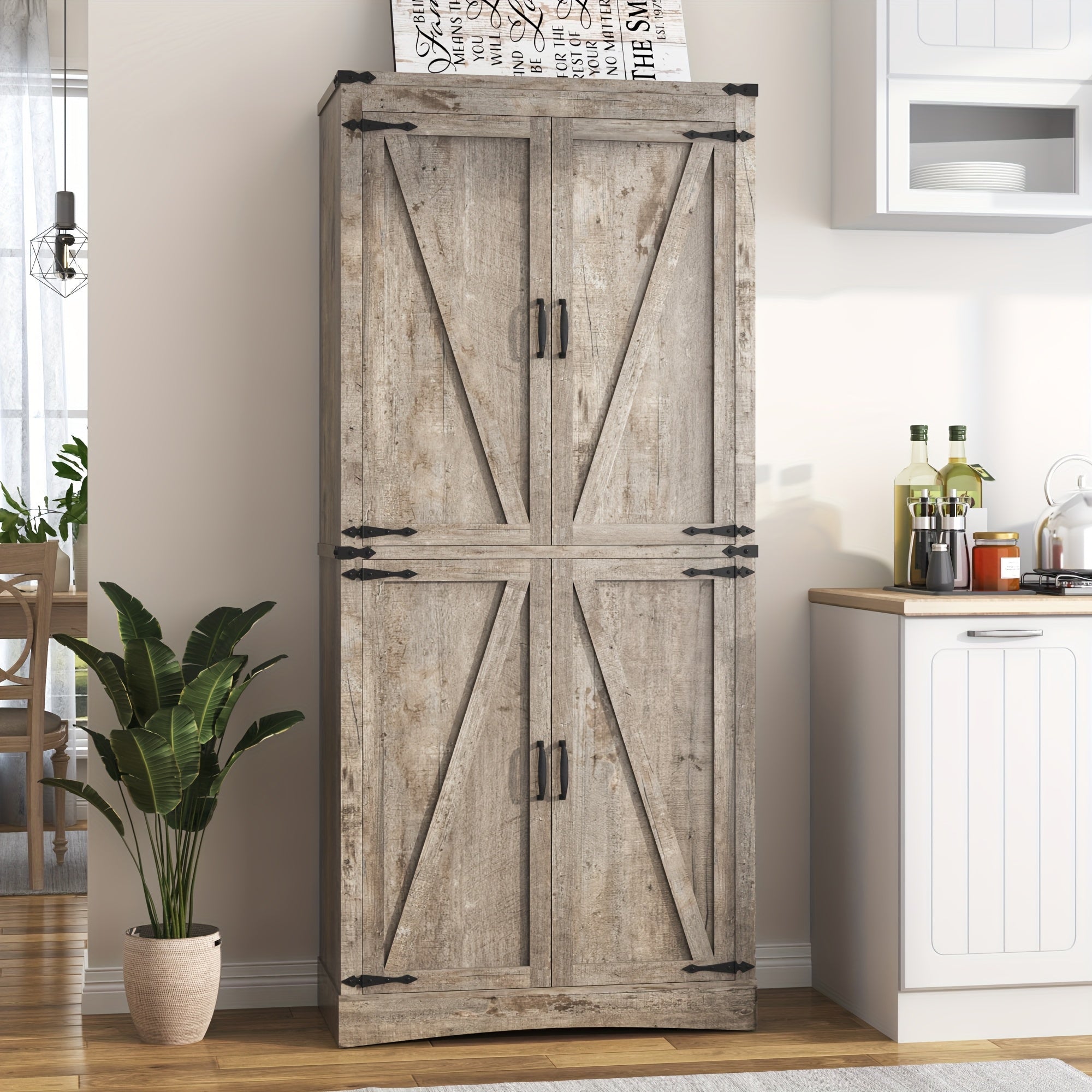 71in pantry cabinet   room farmhouse tall