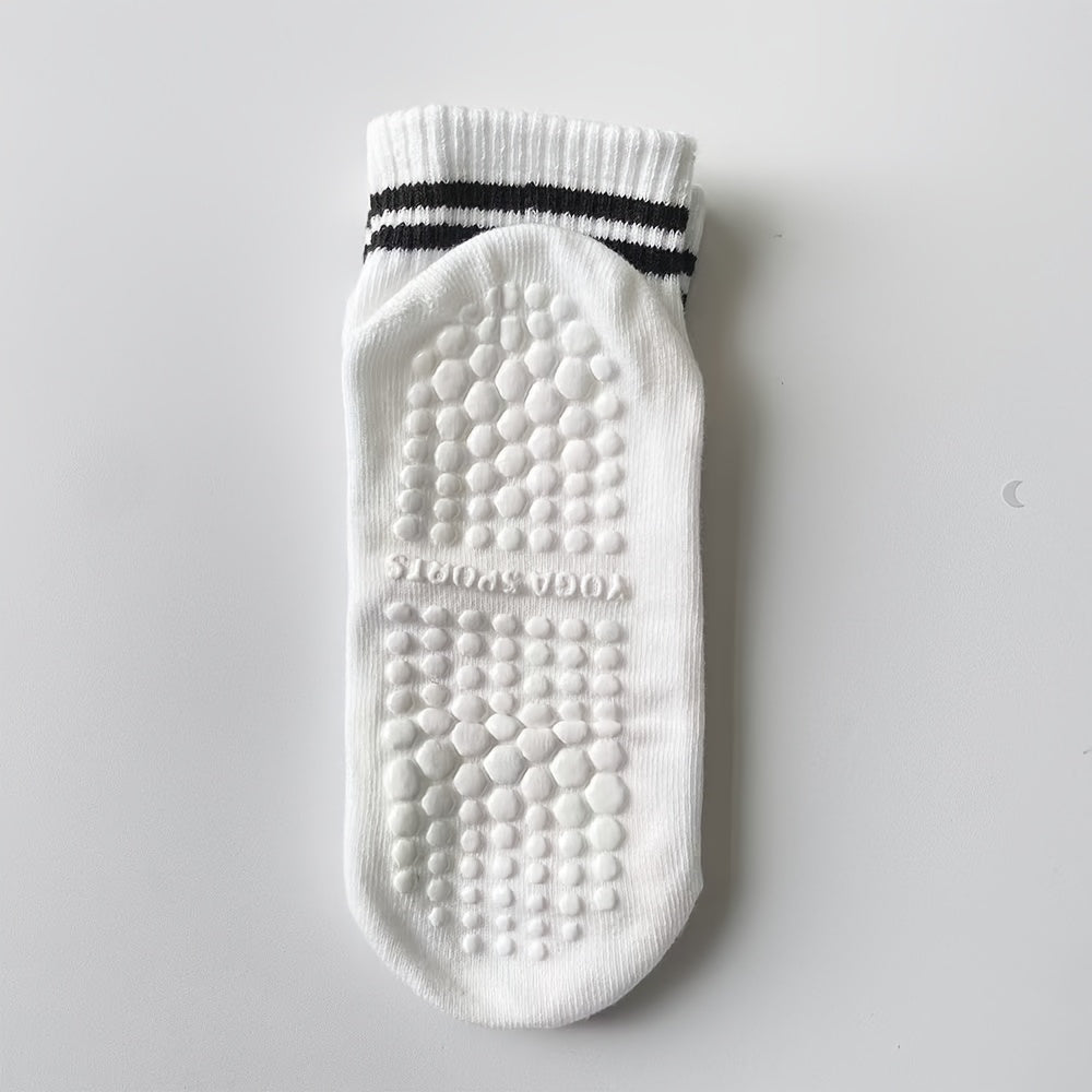 5 pair womens silicone anti slip dance socks suitable yoga