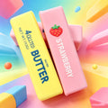 2pcs set yellow pink long rectangular erasers slow rebound