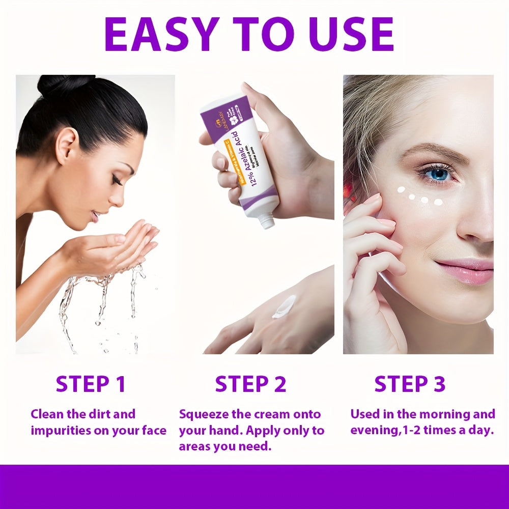 12 azelaic acid cream improves light beige brightens