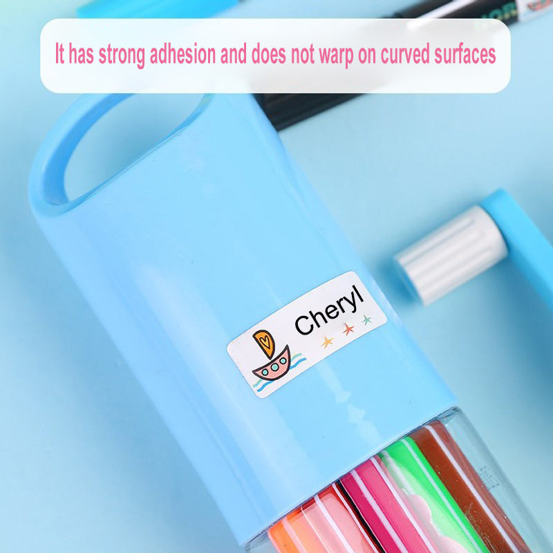 60 360pcs custom waterproof cartoon name stickers anti