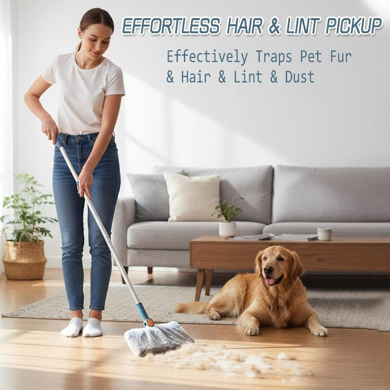 200pcs disposable broom covers electrostatic