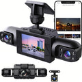 multi angle dash cam four lenses front rear   1080p