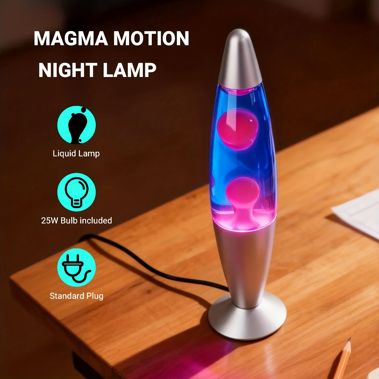 16inch beautiful lamp silvery shell lava lamp suitable room