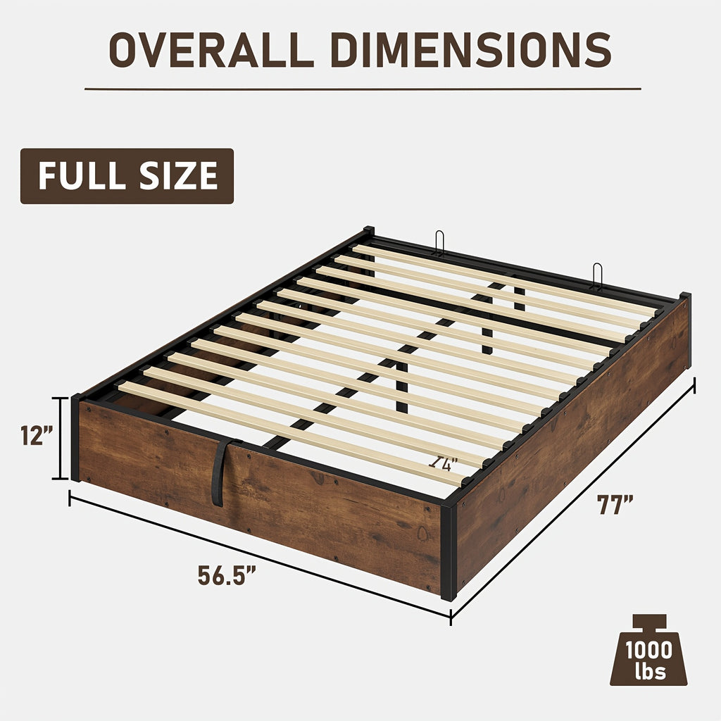 lift storage bed storage underneath wooden platform bed