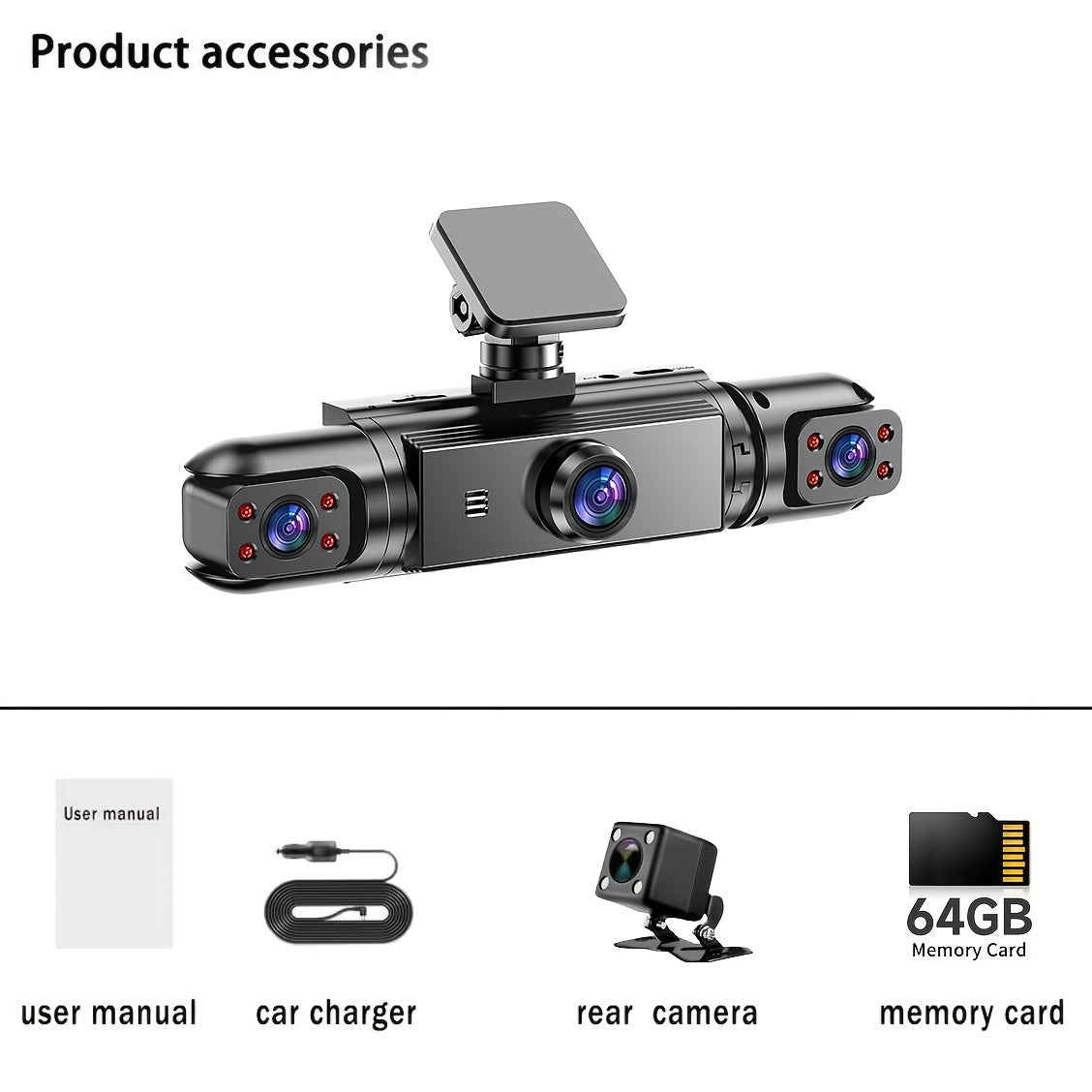 axh 360 panoramic 3 4 lens channel 1080p hd   safety