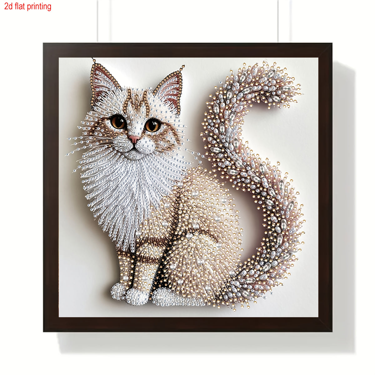 a set fluffy kitten 5d diamond painting kit diy