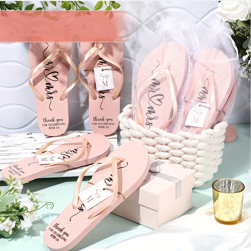 24 pairs bulk wedding flip flops women bulk slippers sandals