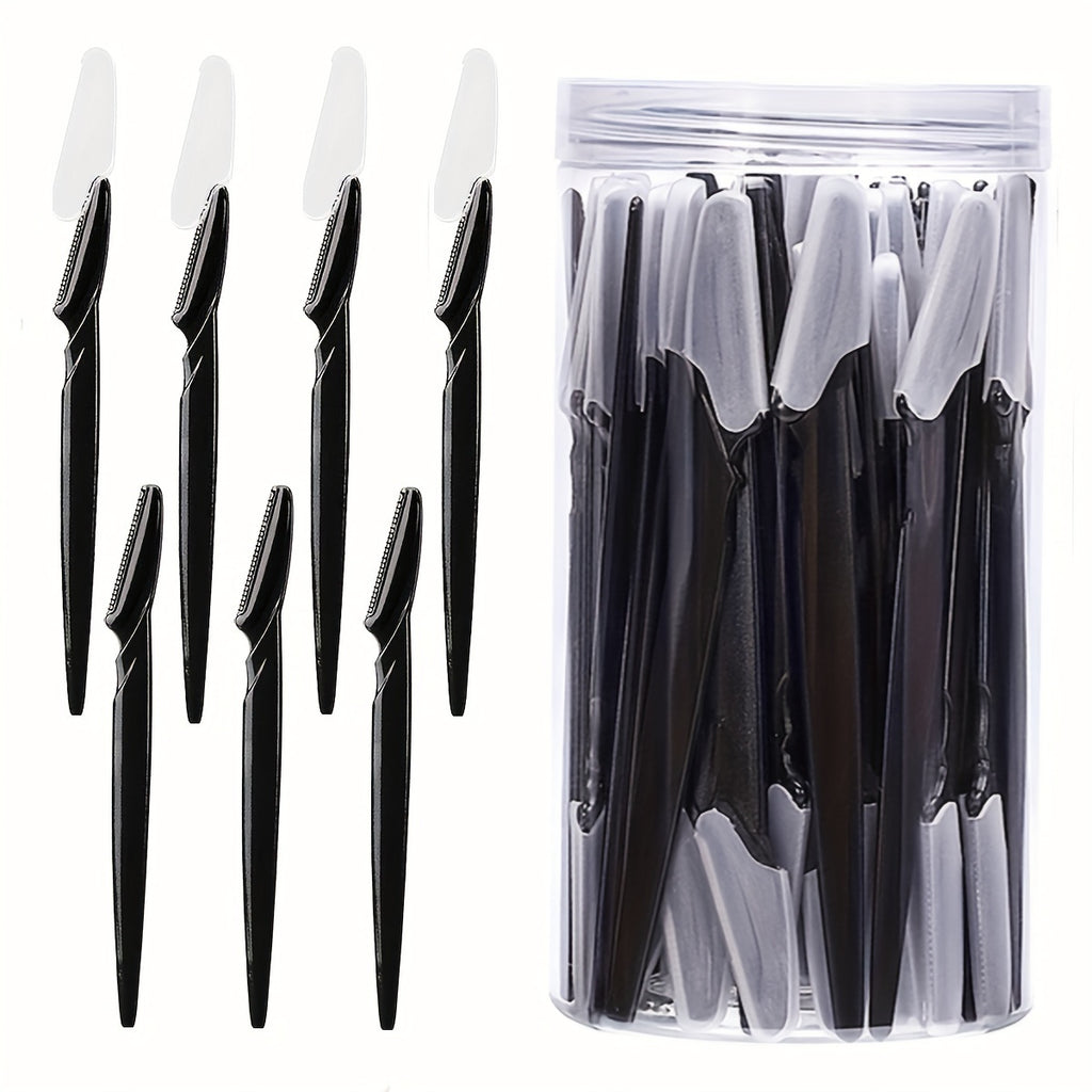 50pcs pack non irritating stainless steel facial razor