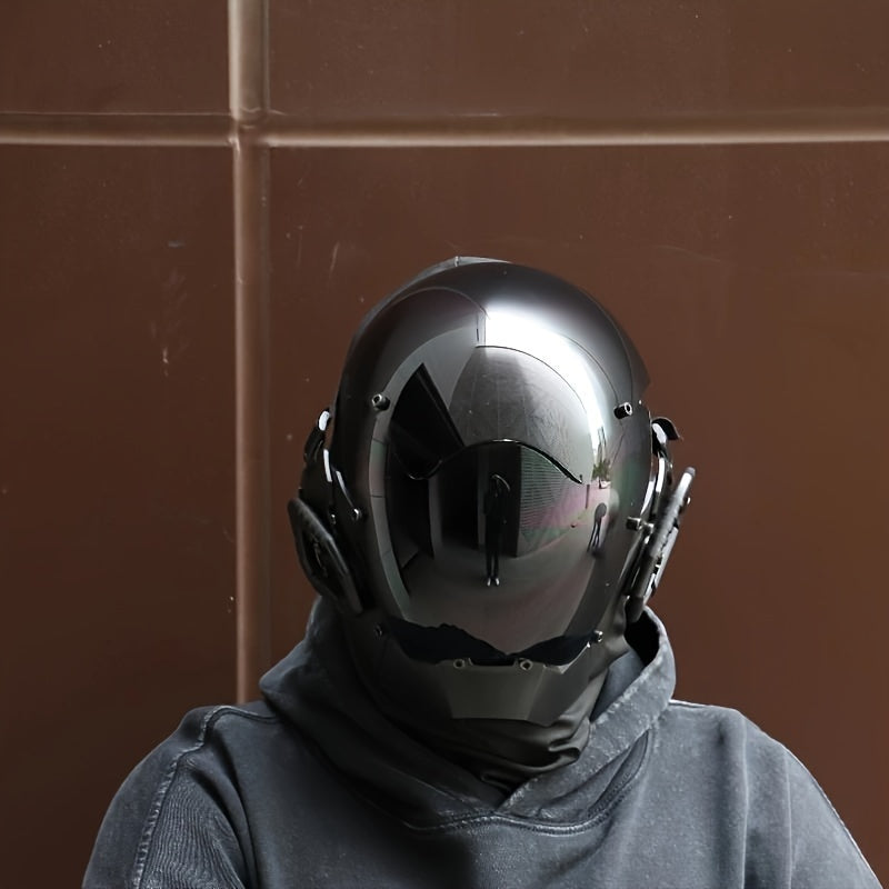 futuristic cyberpunk mask   costume additions