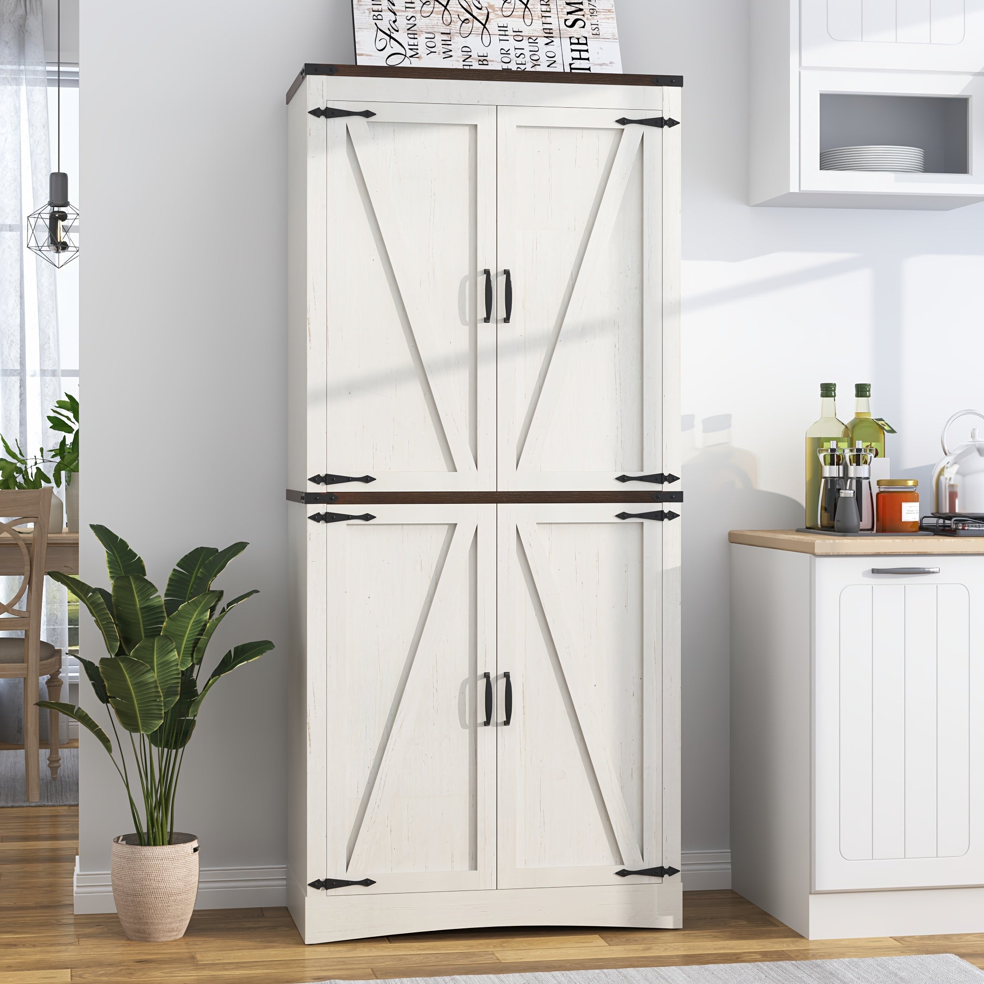 71in pantry cabinet   room farmhouse tall