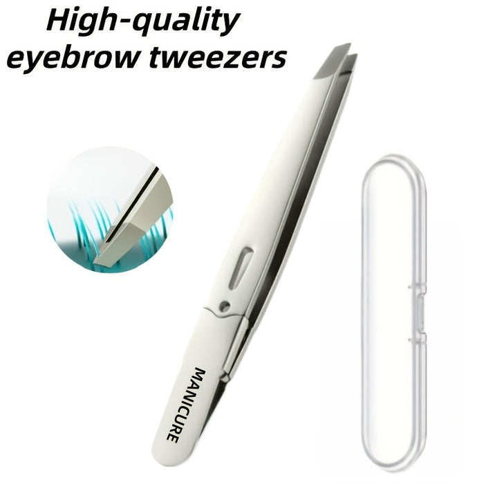 stainless steel professional eyebrow tweezers