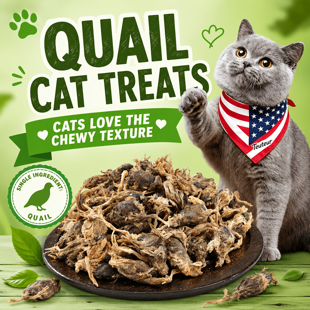 freeze dried quail cat treats crunchy protein
