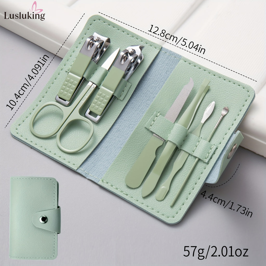 7pcs high quality stainless steel nail clipper set manicure