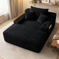 extra large boneless sofa chaise lounge cup holder side