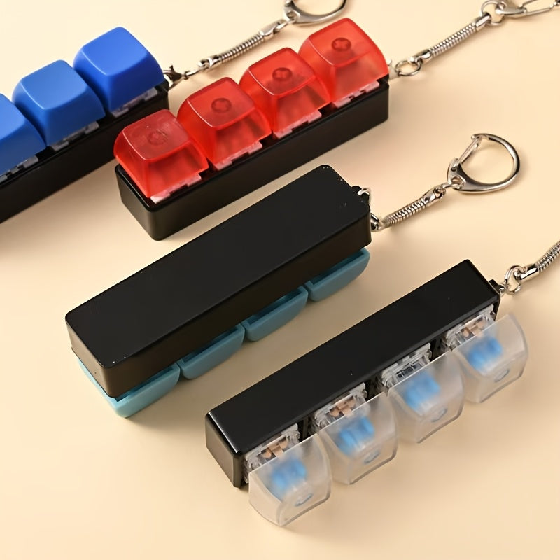 keychain multi color keychain   fidget clicker bag charm