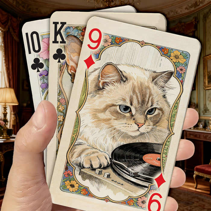 vintage cat themed playing cards 54 unique victorian
