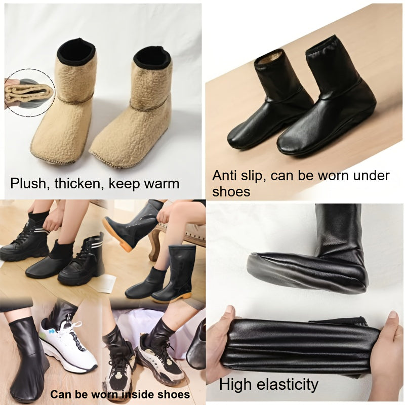 1 pair thick warm mens womens socks autumn winter indoor